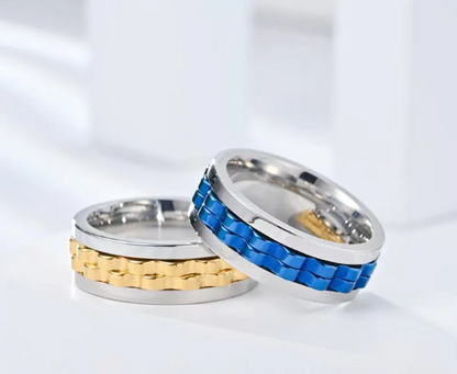 Titanium Spinner Fidget Ring