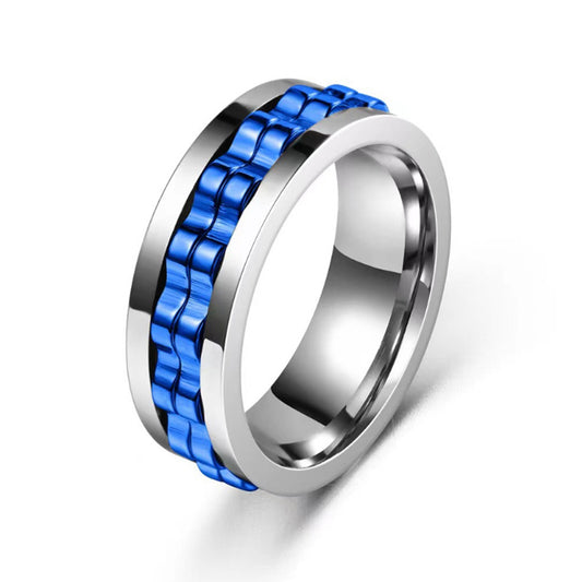 Titanium Spinner Fidget Ring