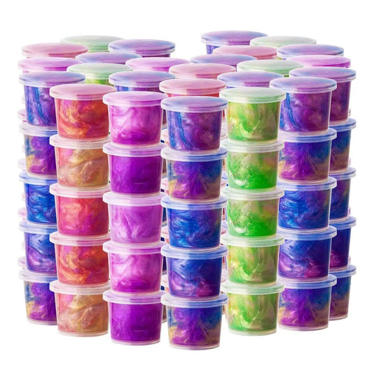 Kit de juego sensorial de baba de unicornio galáctico de 48 piezas