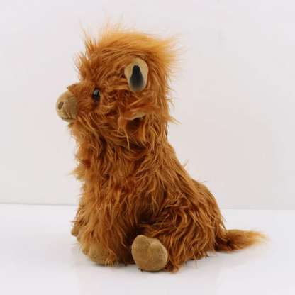 Scottish Highland Cow Long-Hair Plush Toy