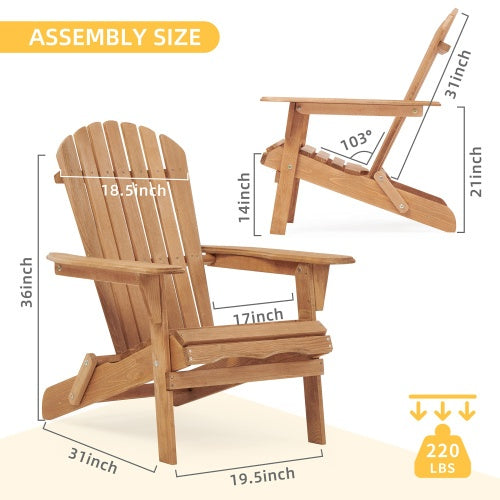 Adirondack Folding Chair Duo