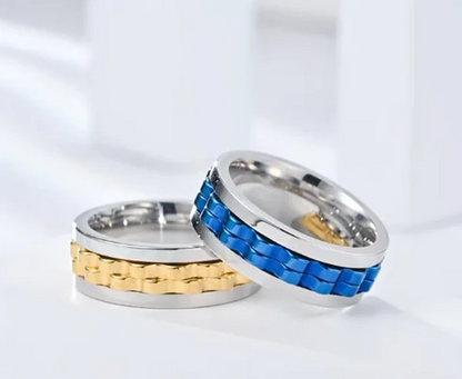 Titanium Spinner Fidget Ring
